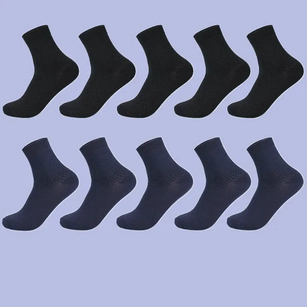 Chaussettes de Compression sulfNoires en Fibre de Bambou pour Homme, Nouvelle Collection Automne 5/10, 2024 Paires