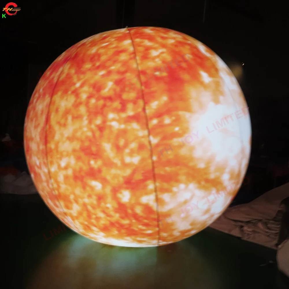 

Free Shipping 2m/3m/4m Full Printing Inflatable Sun Balloon Eight Planets Replica Model for Sale