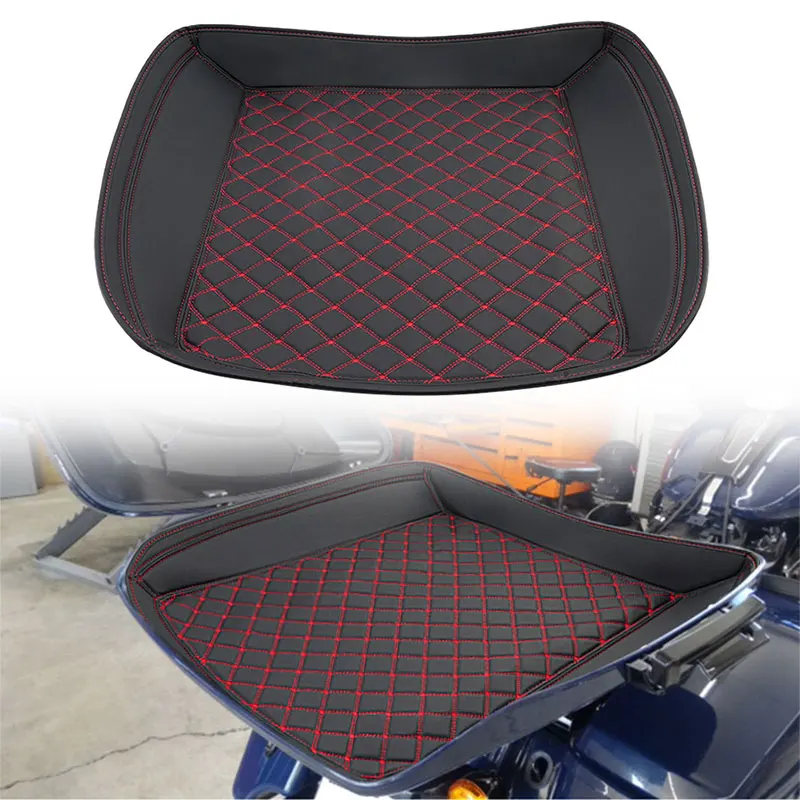 

Motorcycle King Tour Pak Trunk Rear Carpet Liner For Harley Touring Road King Road Glide Electra Glide 1997-Up