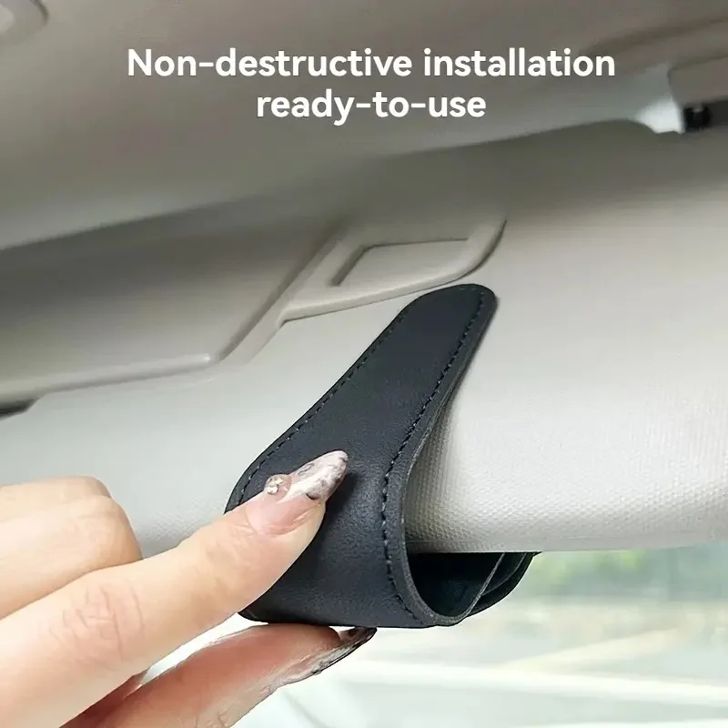Car Visor Eyewear Holder, Cute Elf-Themed Clip for Sunglasses & Glasses.  Car Accessory, Fun Car Organizer
