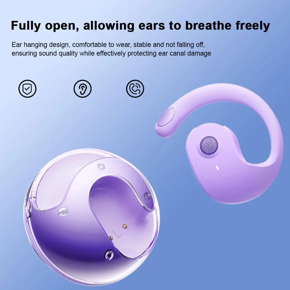 Awaze Labs X15 Pro Wireless Bluetooth Earphone Ear-hook Type Earbuds 3D Stereo Hanging Bluetooth 5.4 Earphones