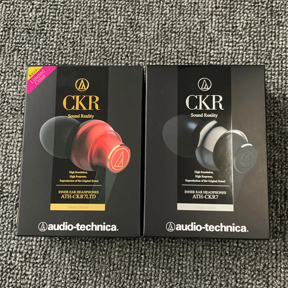 Audio Technica ATH-CKR7 3.5mm Wired Earphones Stereo In-ear Deep Bass Earbuds Sport Gaming Headset for iPhone/Samsung/XiaoMi