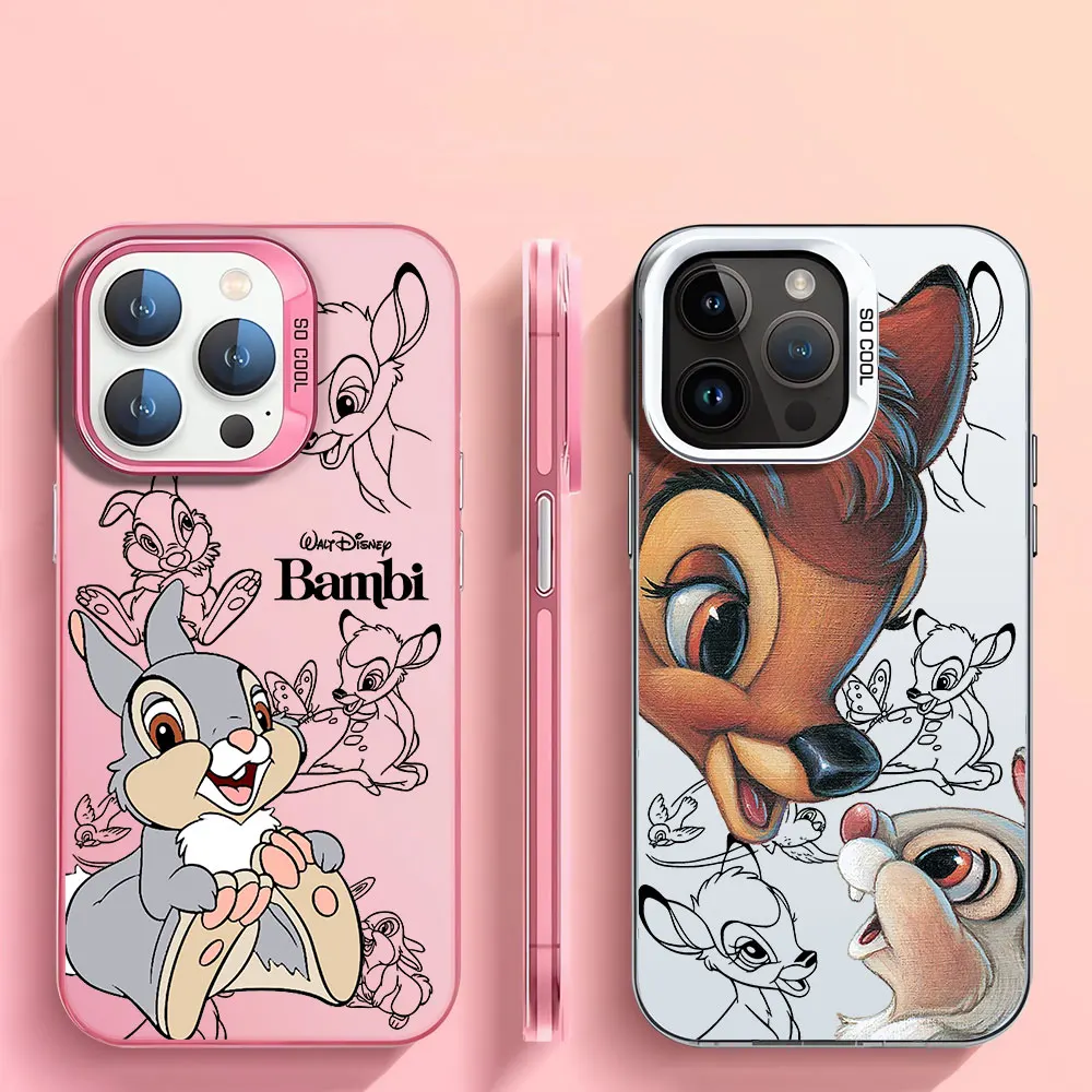 Disney Deer and Rabbit Phone Case for Samsung Galaxy S24 Plus S20 S23 FE S22 Plus S21 Ultra S20 FE Note 20 S23 Ultra Soft Cover