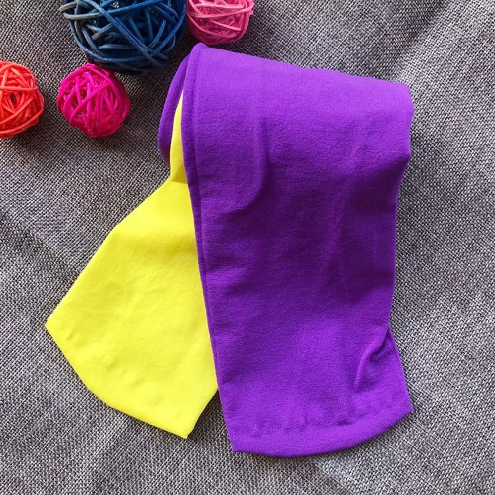 Medias antideslizantes de Color sólido para niños y niñas, pantimedias de estilo coreano, Leggings de doble Color