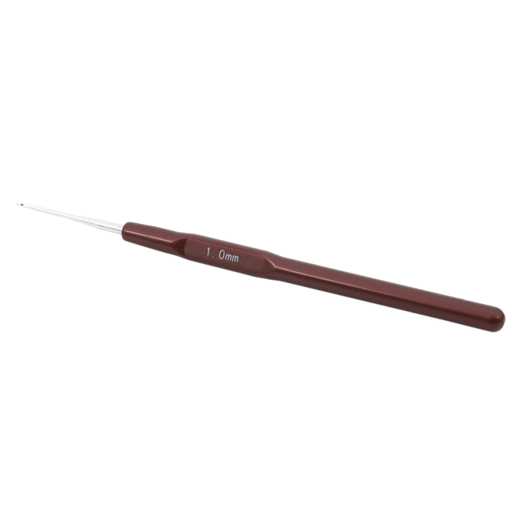 Crochet ganchos e agulhas de tricô, ABS Handle, Crochet e Knuckles, 16 Tamanho, 0.5mm-2.5mm, 16Pcs