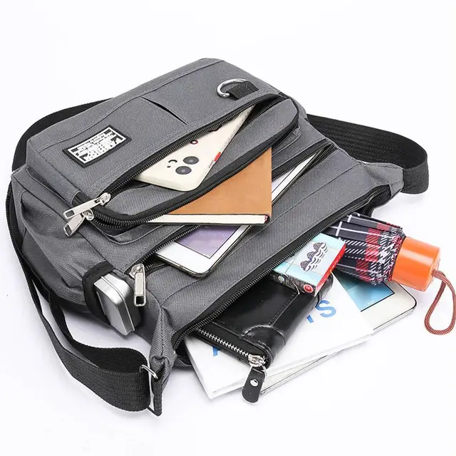 Mens Crossbody Bag Single Shoulder Bags Big Capacity Multi-Pockets Storage Bag Fashion Handbag Business Crossbody Bags 5 Mens Crossbody Bag Single Shoulder Bags Big Capacity Multi-Pockets Storage Bag Fashion Handbag Business Crossbody Bags – view 5