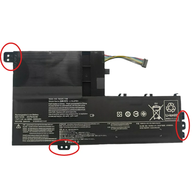 High Quality L15L2PB1 Laptop Battery 7.4V 4000mAh for Lenovo Yoga 510-15ISK 510-14IKB Series L15M2PB1 L15C2PB1 Brand New