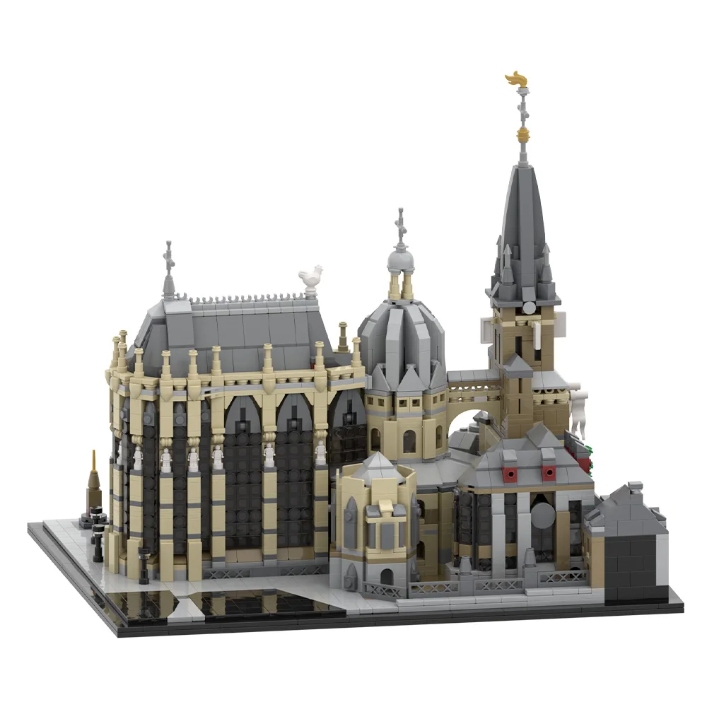 

Конструктор Gobricks MOC: Мавзолей Карлова Мария, модель собора в Аахене, классическая архитектура, сборная игрушка, подарок для детей