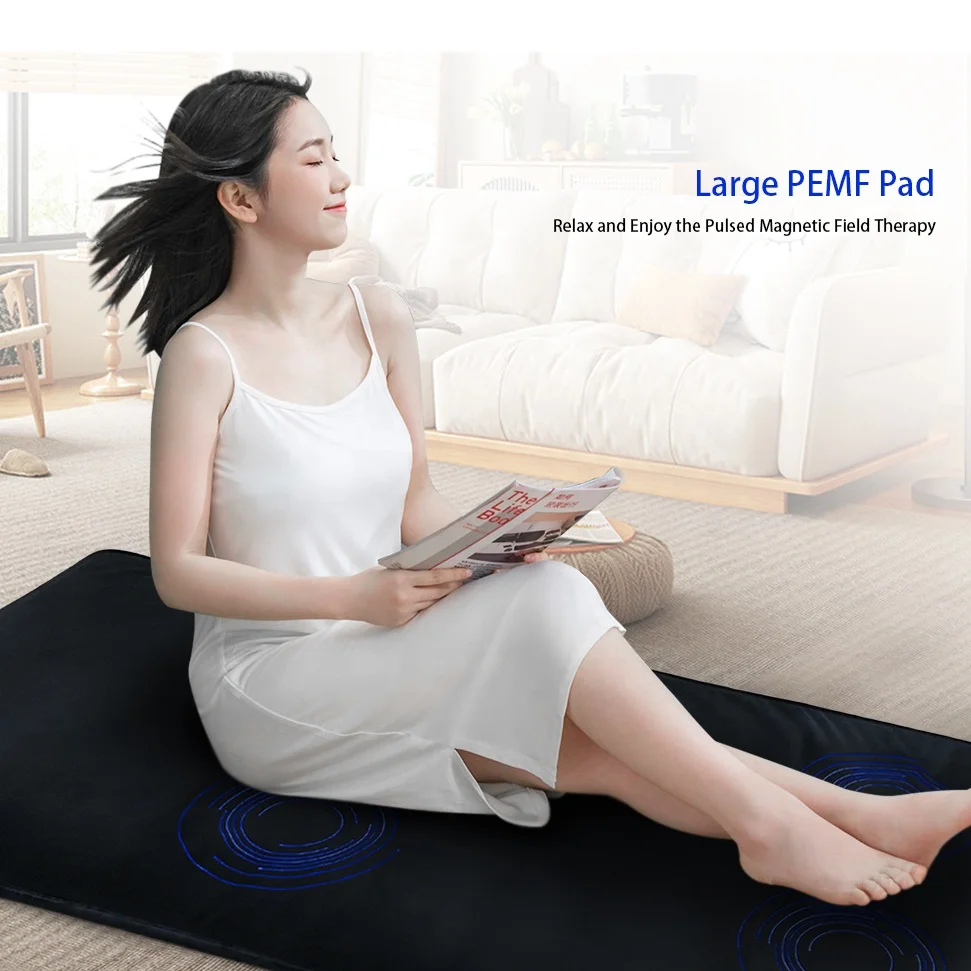 Pemf Pad Far Infrared Therapy Tourmaline Photon Mattress Natural Crystal Thermal Massage Pad