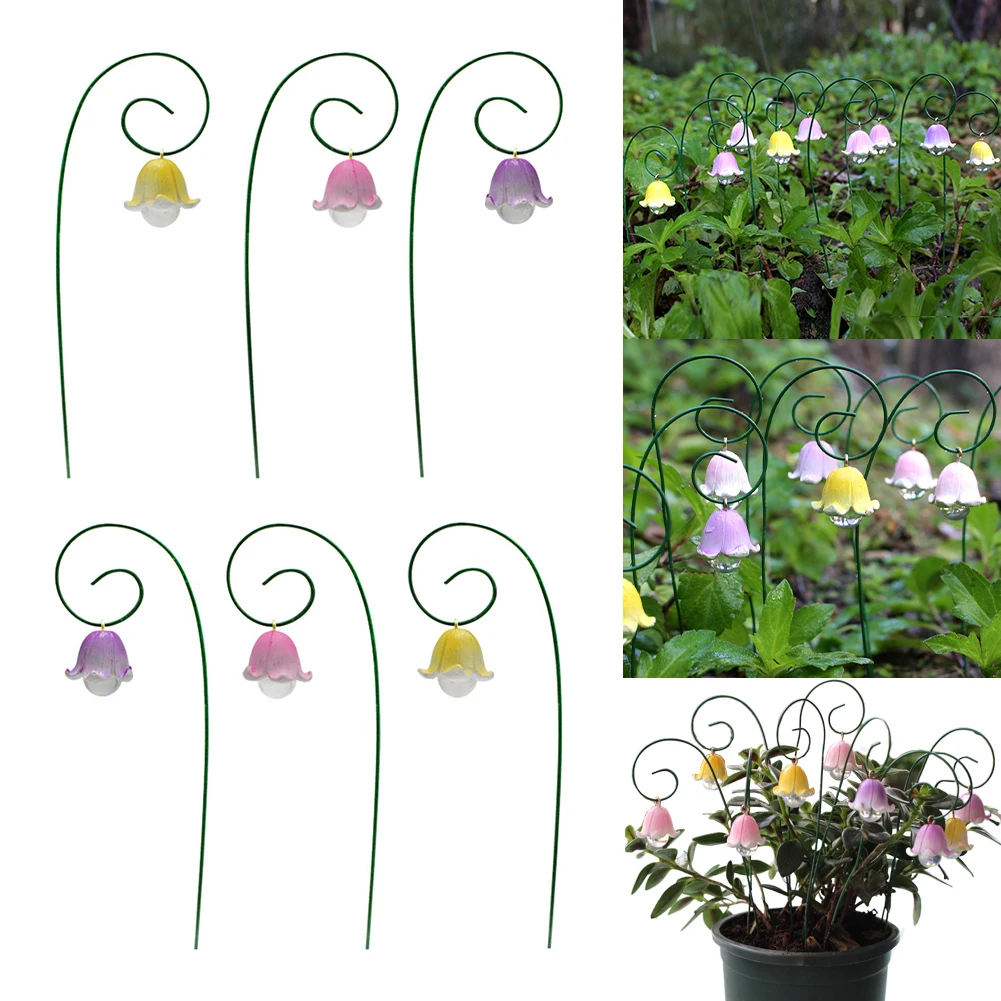 Flower Pick Stand Artificial Flowers Garden Decor No Fade Resin Plant Faux Flower for Home Kitchen Bedroom Festival Wedding