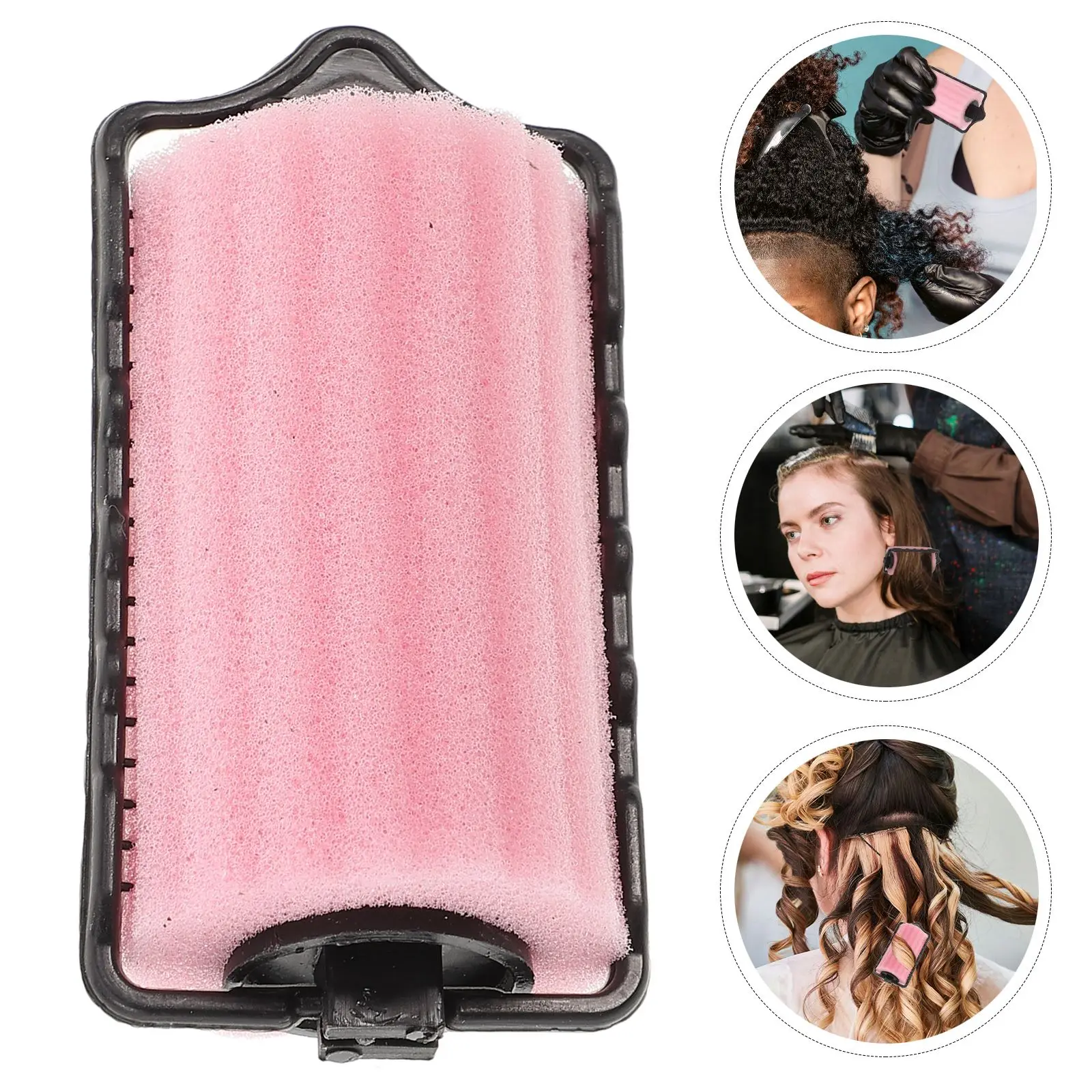 8pcs Sponge Hair Rollers Self Holding Hair Curlers Sleeping Curly Tool Curler Hair Styling Tools For Home Salon