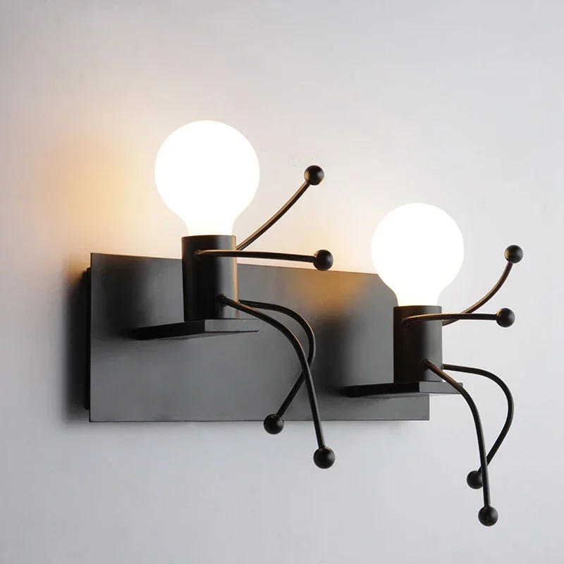 Modern Wall Lamp LED Wall Sconces Bedside Wall Light Children Room Baby arandela Cartoon Home Lighting Light Fixtures