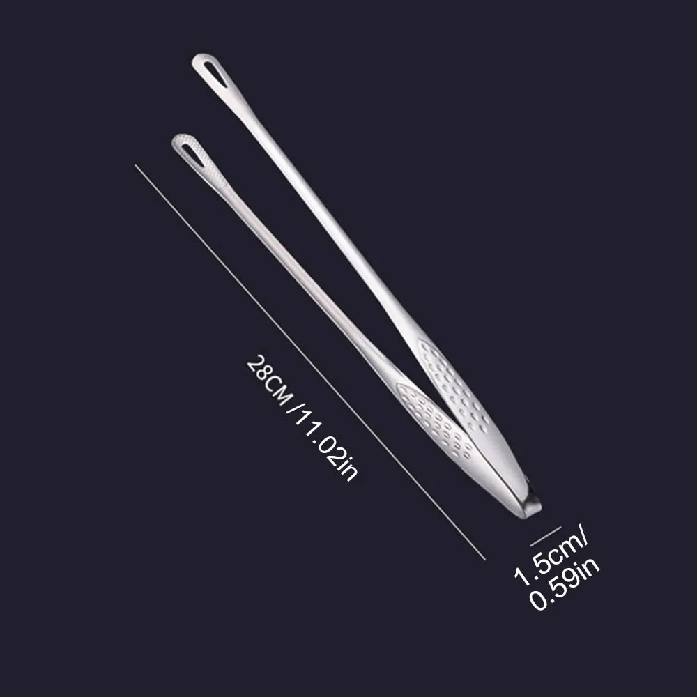 1pc Clip BBQ Stainless Steel Tongs Kitchen Tool for Grilling Steak BBQ Grilling Restaurant Supplies Kitchen Tools