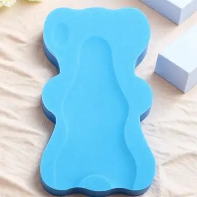 목욕 시트용 목욕 매트 쿠션 풍선 욕조 바닥 미끄럼 방지 욕조 블루 샤워 신생아