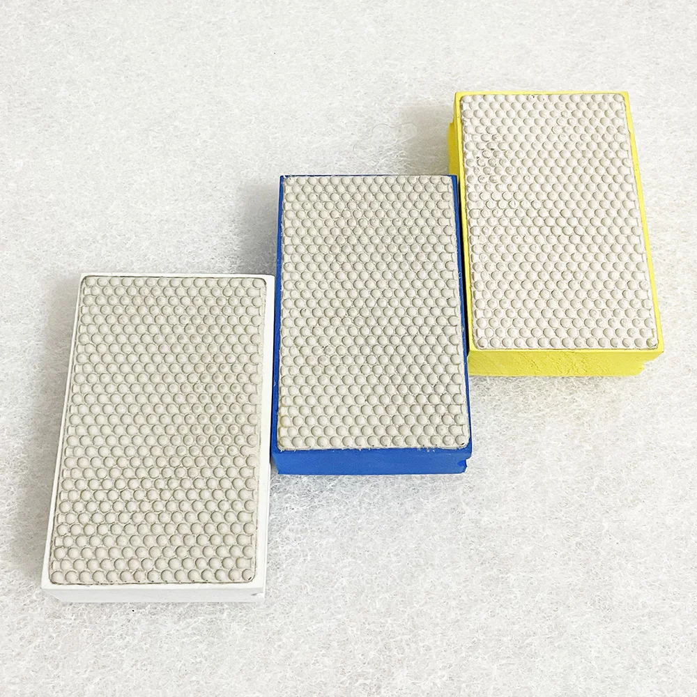 Abrasive Hand Polishing Pad Stone Hand Foam Resin Wiper Grinding Ceramic Tile Glass Marble Granite Diamond Abrasive Resin Pad