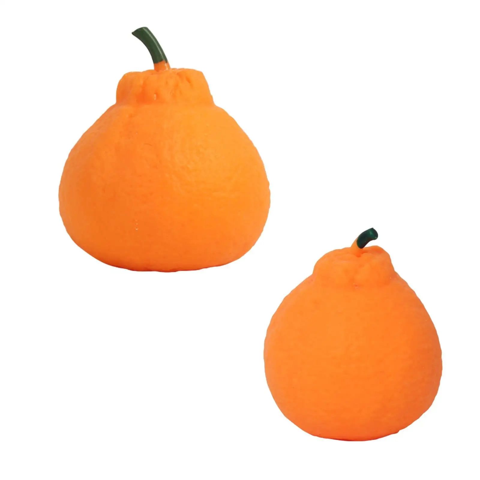 Orange Stress Toy Soft Fruit Toy for Children Kids Basket Stuffers