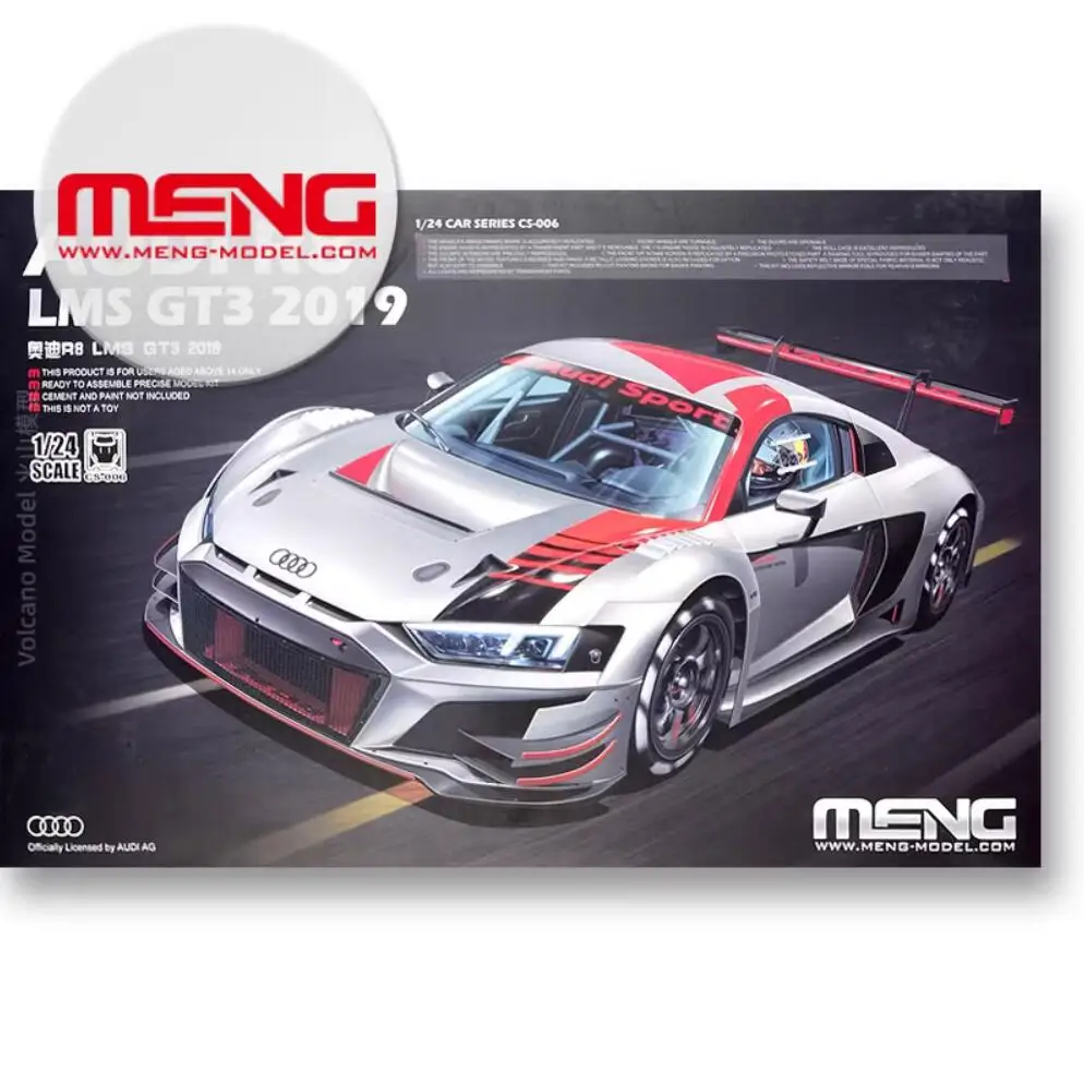 MENG CS-006 1/24 Audi R8 LMS GT3 2019 Model Kit