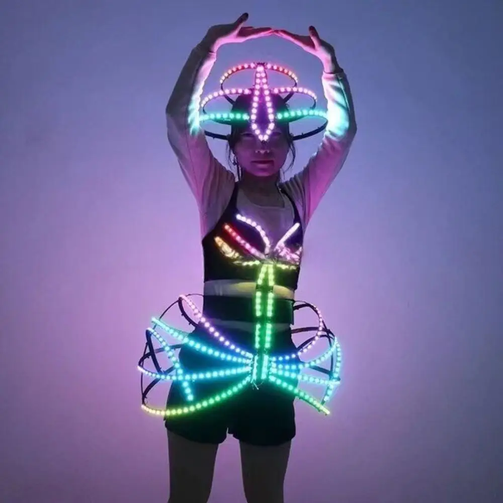 

Блестящий танцевальный бюстгальтер-пачка для танцев