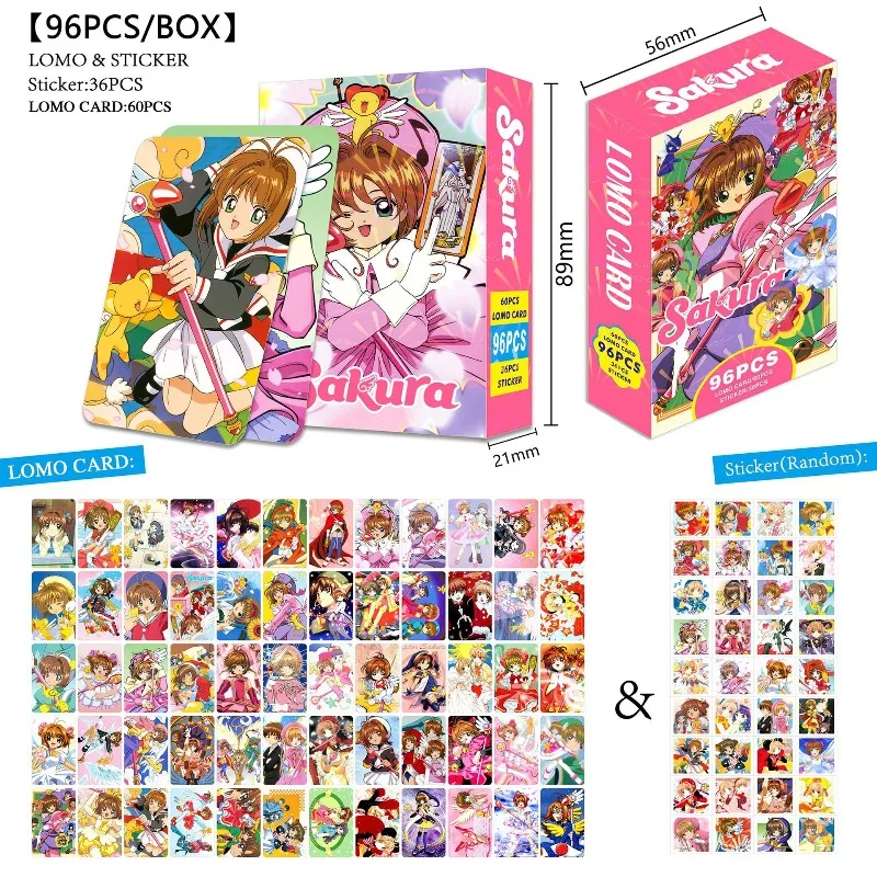 

New models, animation peripherals, Sakura 96 double-sided small cards, LOMO cards, boxed cards