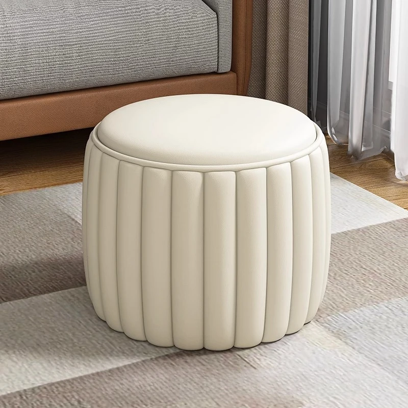 

Household Small Stool Pumpkin Small Bench Living Room Sofa Coffee Table Round Stool Simple Pier Shoe Stool