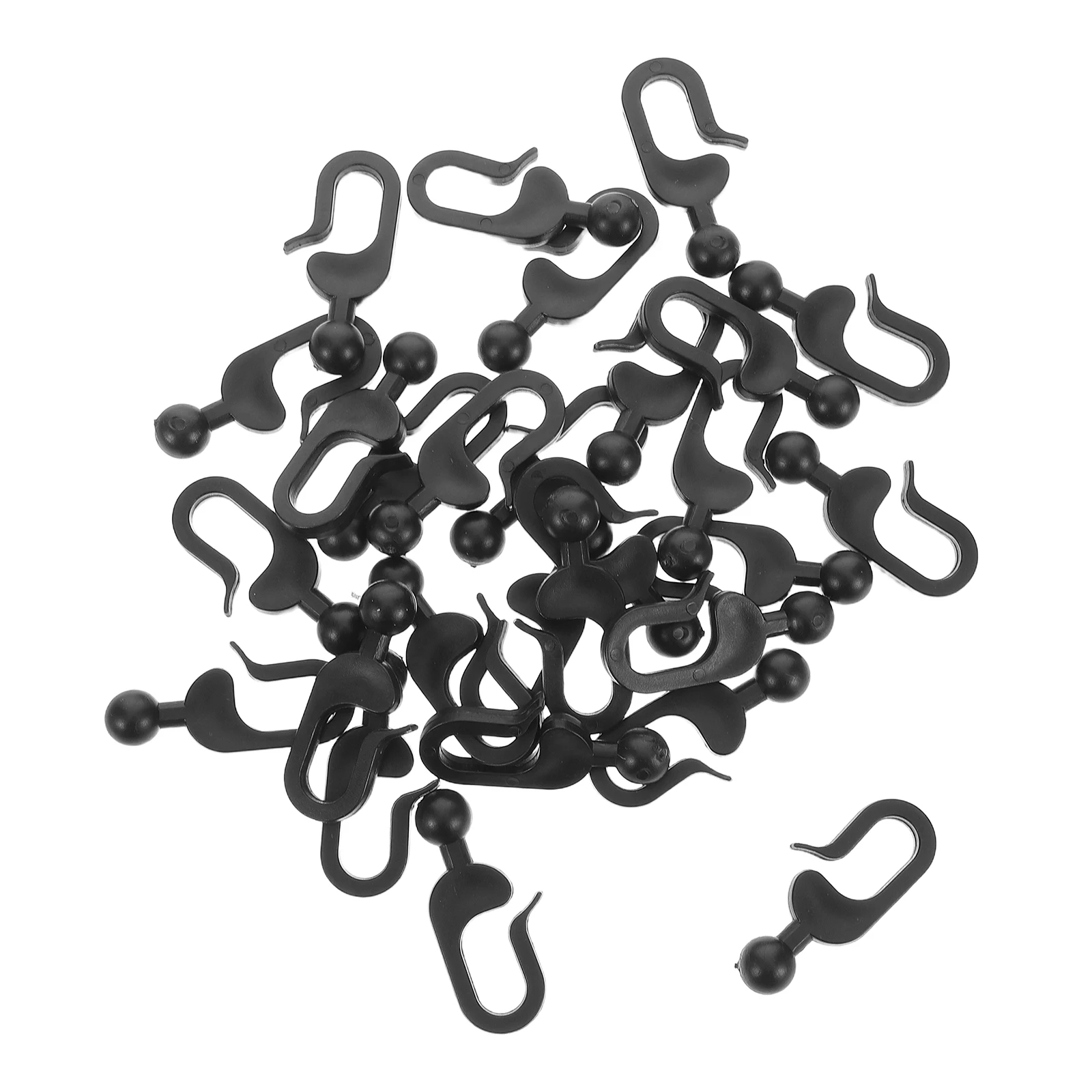 

50 Pcs Tent Sunshade Hook Curtain Fastener Clips for Hanging Holders Camping Plastic Canopy Accessories Awning Fixing