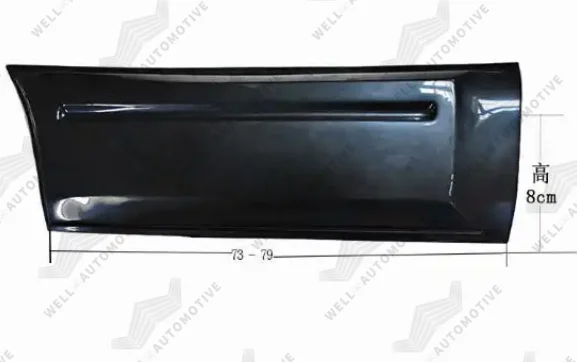 Heavy Duty Offroad Parts Black ABS Door Moulding Cover Replacement Door Protection Sills For Everest 2015+