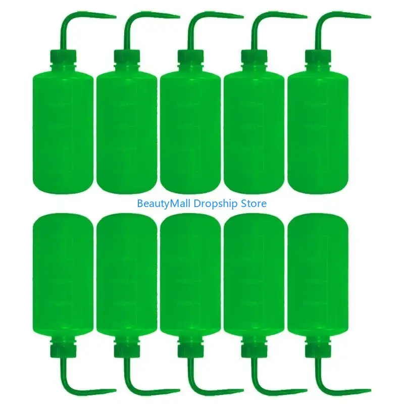 40JD 10pcs 500ml Tattooing Wash Bottle Water Squeeze Diffuser Bottles For Easy Identification Applications