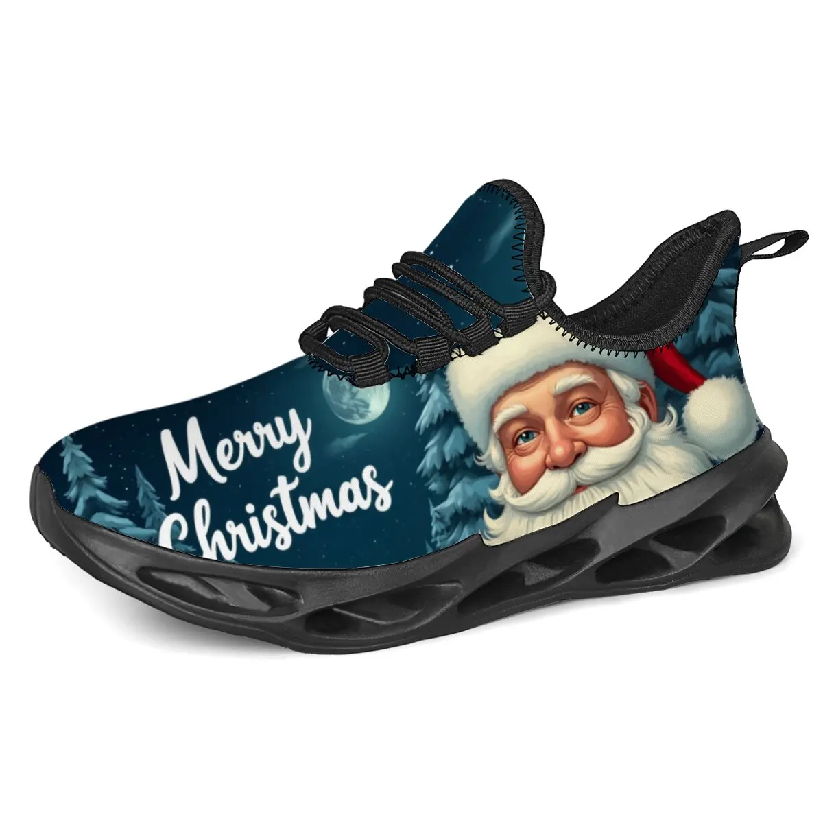 

Кроссовки в стиле Санта-Клауса, мужские легкие кроссовки на плоской подошве для бега на открытом воздухе, удобные оригинальные теннисные туфли, мужские кроссовки