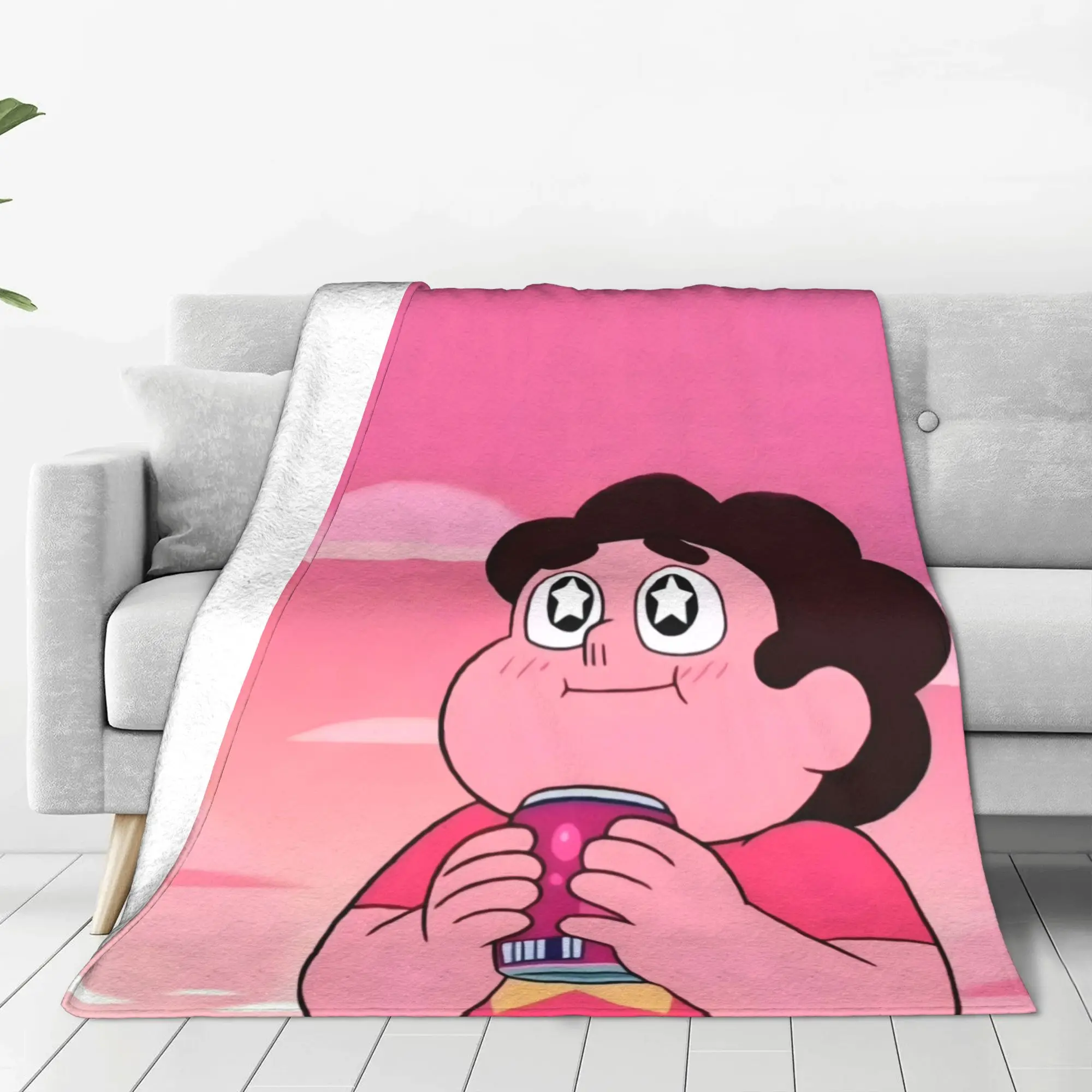 Steven Universe Blanket All Season Steven Universe  Breathable Thin Throw Blankets For Car Outdoor Bedding Throws