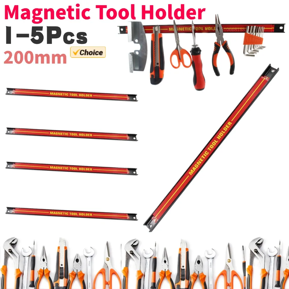 Magnetic Tool Holder Storage Organizer Power Magnet Organizer Workbench Accessories Magnetic Tool Holder Strip Best Gift for Men