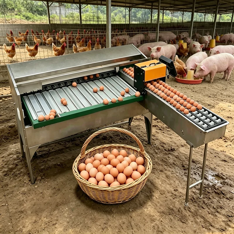 Egg Grading Machine Egg Grading Equipment By Weight Egg Size Sorter Machine Farm Use Sorting Machine Custom