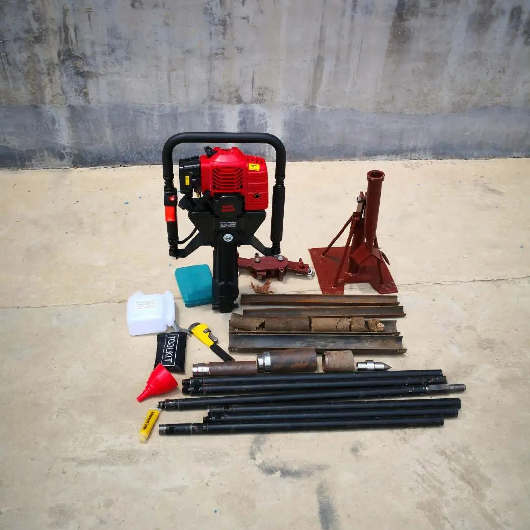 20m core sampling rig single  soil drilling rig machine