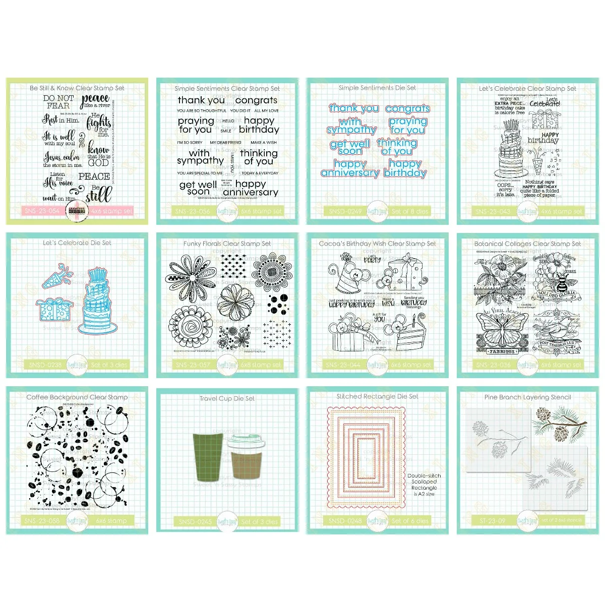 Birthday Wish Simple Sentiments New Metal Cutting Dies Stamps Stencil for 2023 Scrapbook Diary Decoration Embossing Template