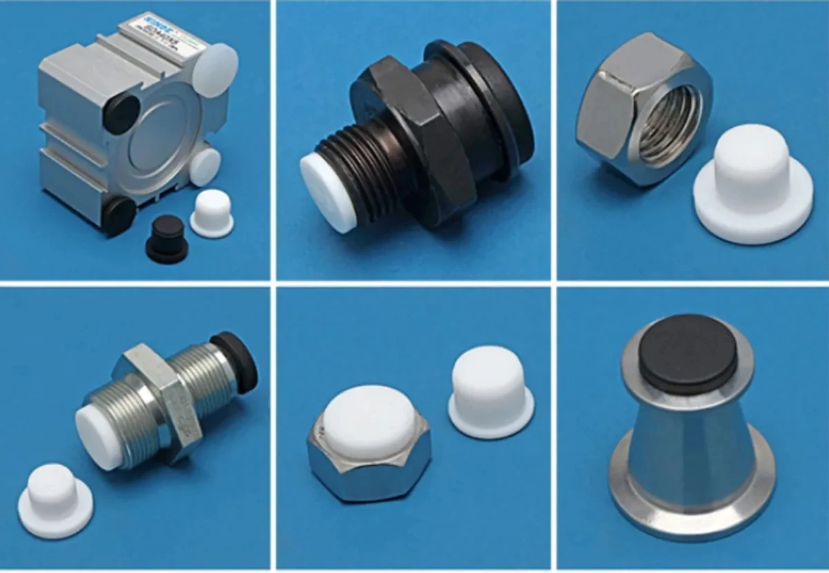 2.7-17mm Black Round Solid Silicone Rubber Seal Hole Plugs T-type Hole Plug Cover  Blanking End Caps Seal Bung Dust-proof Gasket