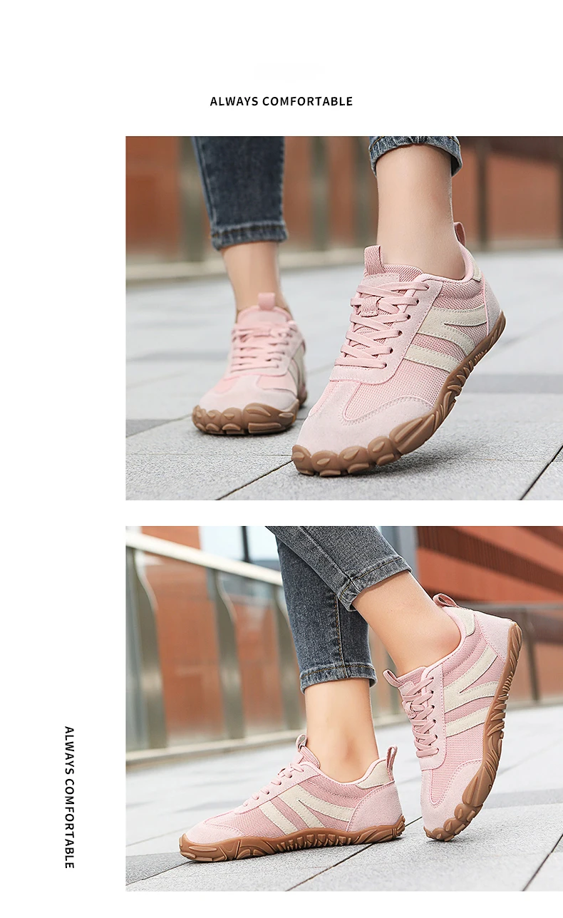 2026 Neue Barfußschuhe mit breiter Zehenbox für Herren und Damen – Zero Drop Minimalistische Sneaker im Retro-Stil für Outdoor, rutschfeste Wanderschuhe, Freizeitsneaker – Detail 33