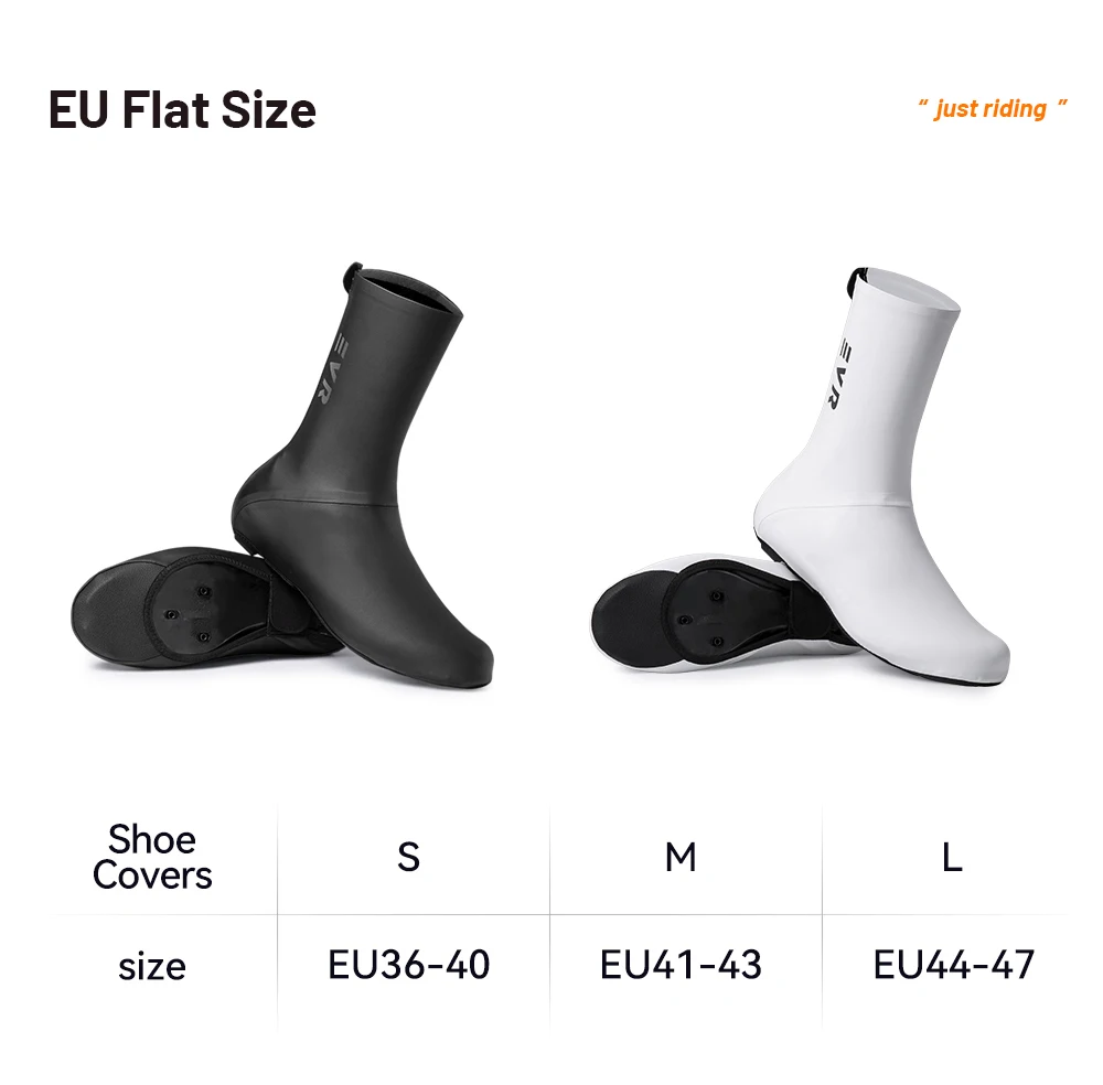 EVR Winter-Fahrradüberschuhe Wasserdichte Fußabdeckungen Warme Plus-Velours Kälteschutz Outdoor-Fahrrad-Schuhüberzüge – Detail 1