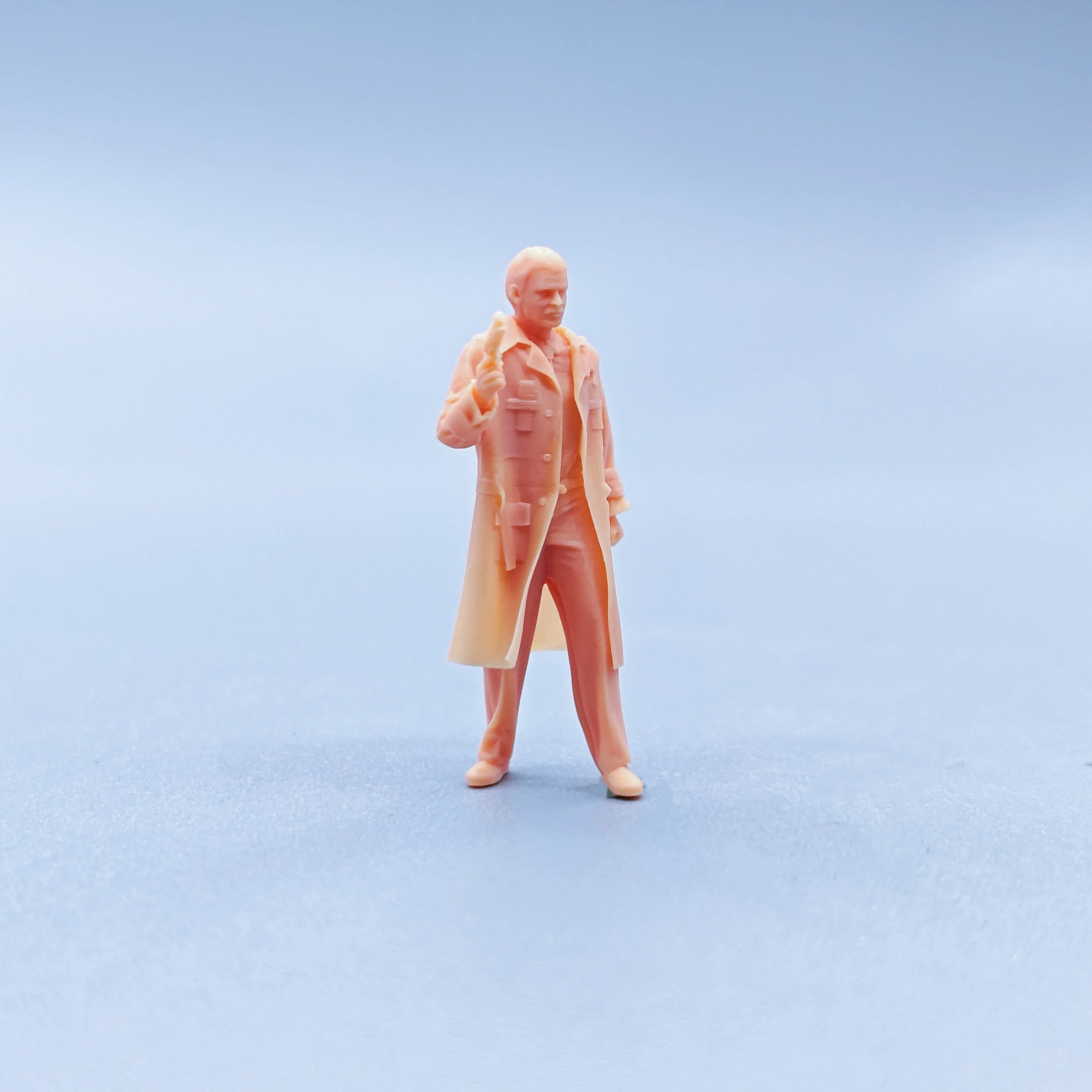 1/64 Figuren Maßstab Modell Harz Klinge Läufer Ungefärbte Miniaturen Diorama Handbemalt C107