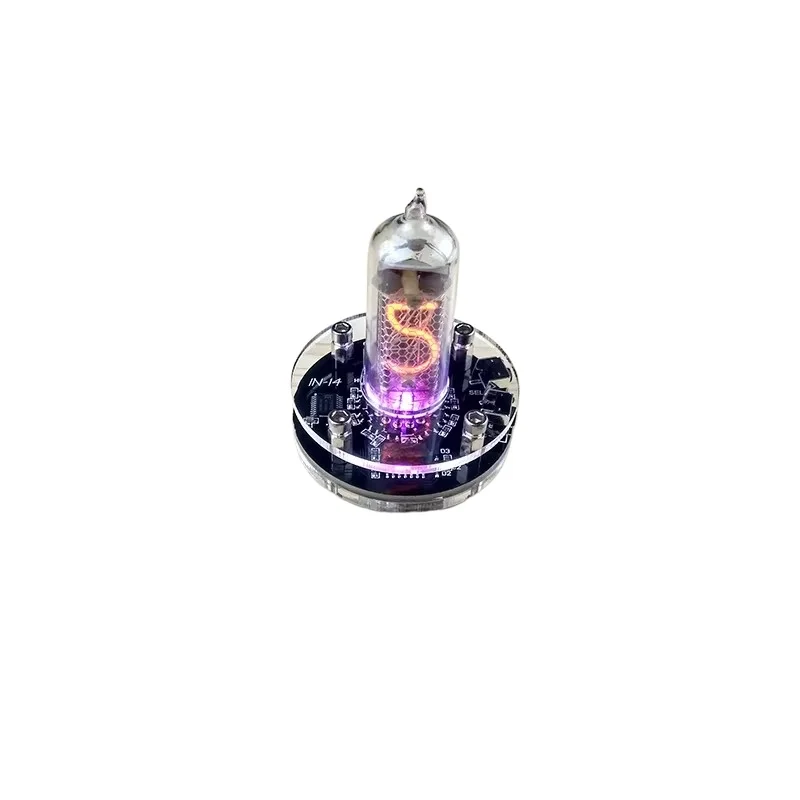 

Однотрубные часы с лампами IN-14, часы Nixie IN-14