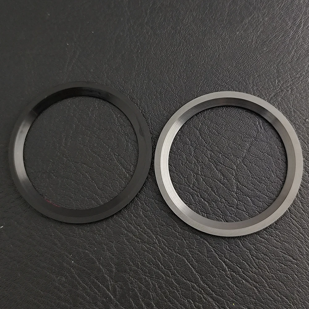 38mm*3.6mm Uhrenlünette, passend für austauschbare Lünetten, mechanisches Zubehör, blau leuchtende Keramik/Aluminium GMT-Lünette, Uhren für Herren – Detail 4