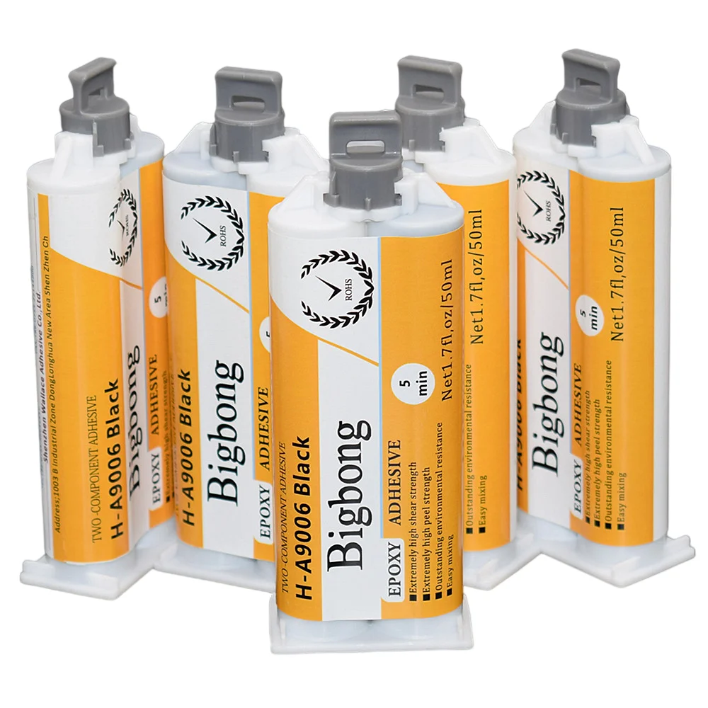 5-pezzi-50ml-colla-epossidica-bicomponente-1-1-adesivo-forte-nero-ab-per-incollare-legno-metallo-plastica-ceramica-pietra