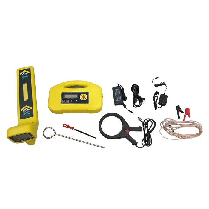 GPS Geolocation Multi Frequenz 512Hz Unterirdischen Rohr Locator Mit Tiefe Display