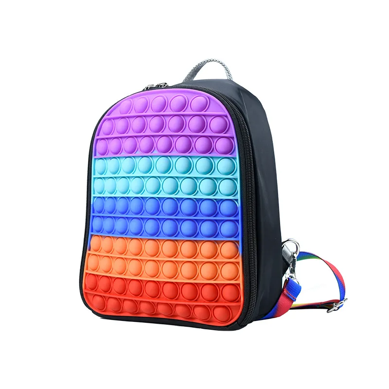 Mode Zappeln Spielzeug Popit Drücken Tasche Einhorn Tasche Nagetier-kontrolle Pioneer Brieftasche Tasche Geldbörse Diagonal Tasche Silikon Tasche Für mädchen