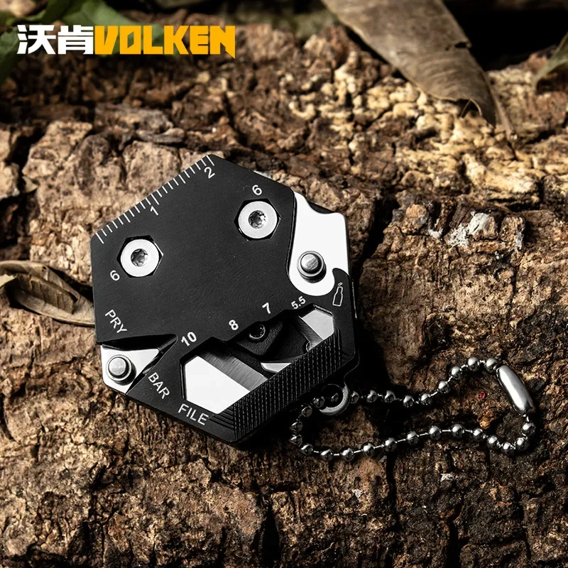 Creative tools 2.0 upgraded coin knife multifunctional outdoor mini folding knife EDC portable gadget hiking accessories