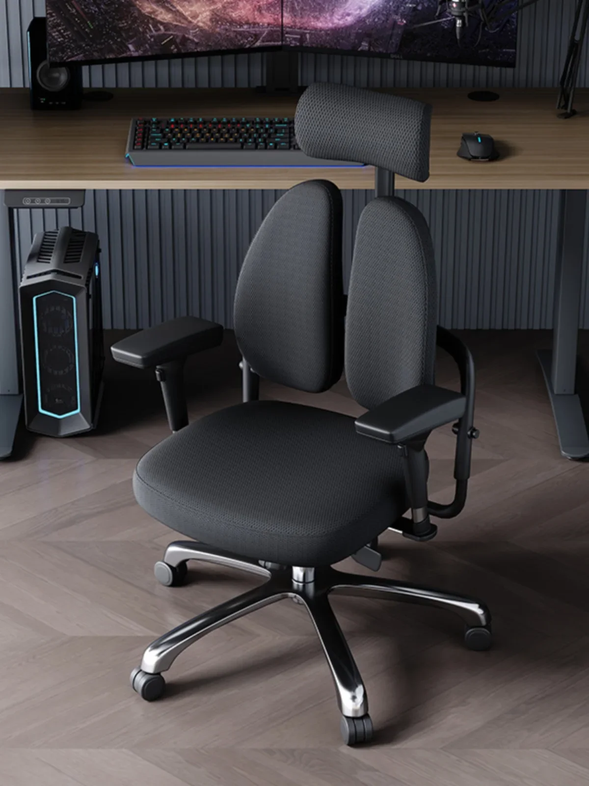 Computer Executive  Ergonomic Chair Comfortable Double Back  40bh