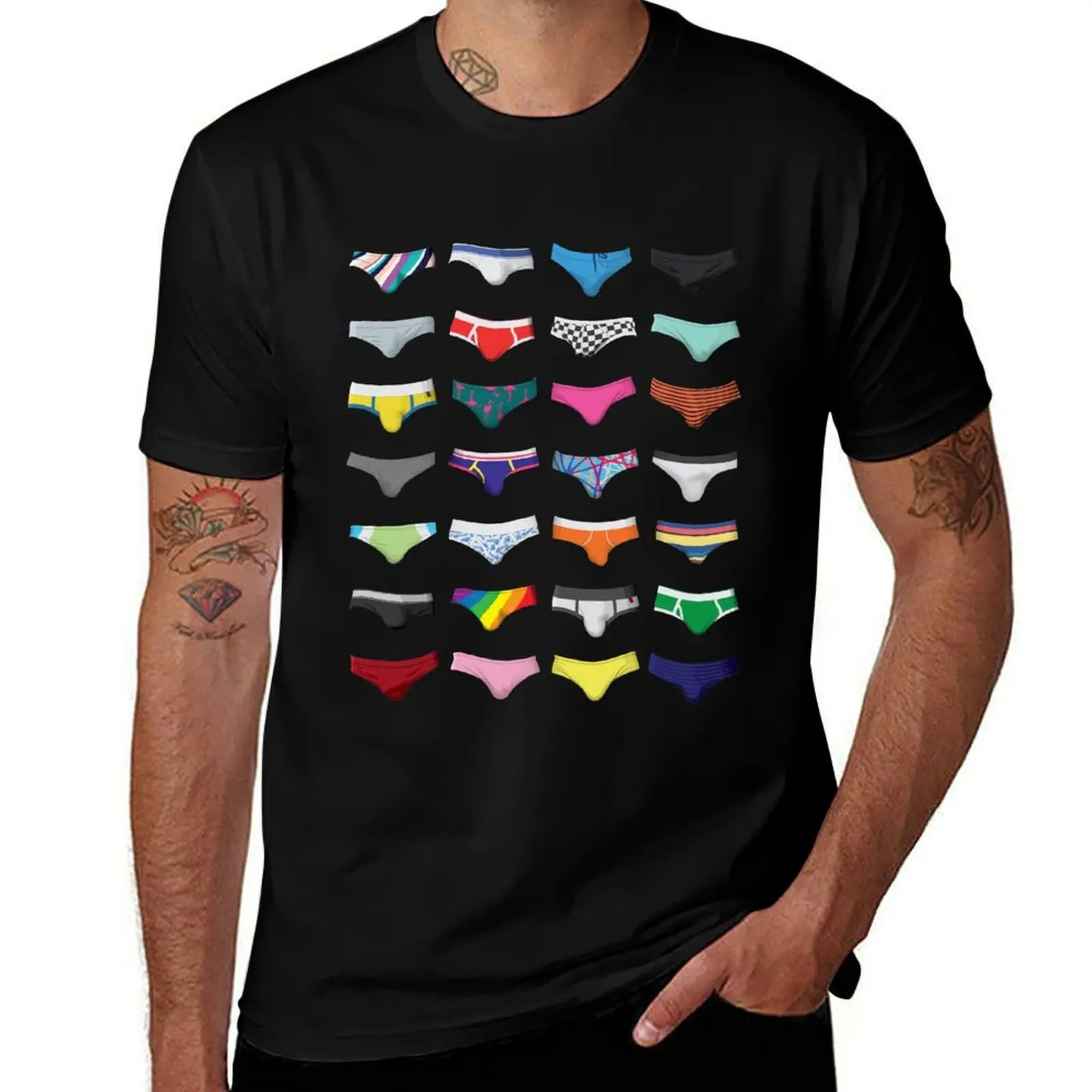 in breif T-Shirt Tough Fabric Work Tee T-Shirt