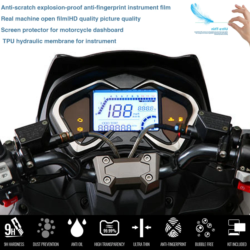 Motorcycle Cluster Scratch Protection Film Screen Protector For SYM CRUISYM150 CRUISYM 150