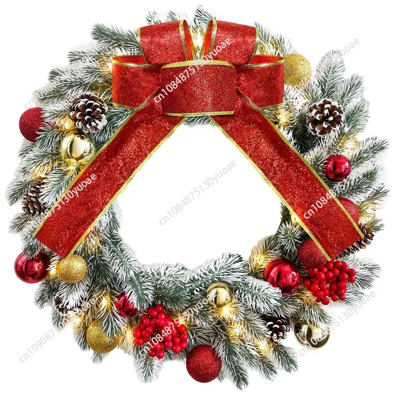 

Изготовление декоративного венка Искусственная зелень, украшение рождественской гирлянды