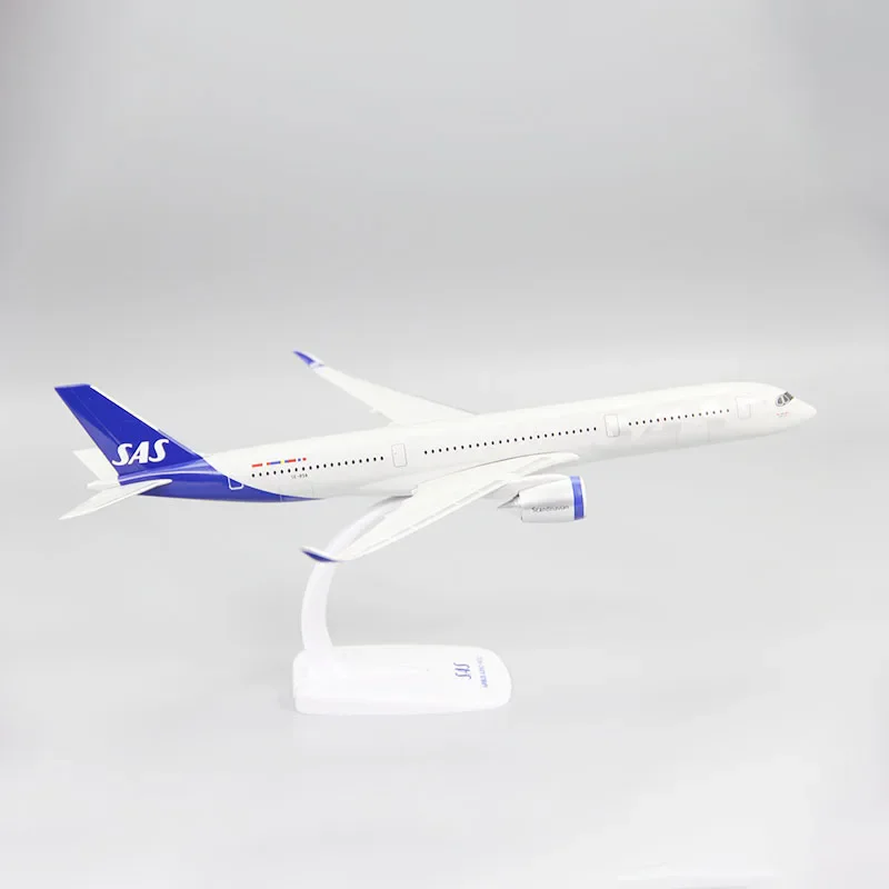 1/200 Scale A350-900 SAS Airline Airways Aircraft Assembly Plane With Base Model Airplanes Toy Collection Decoration Gifts