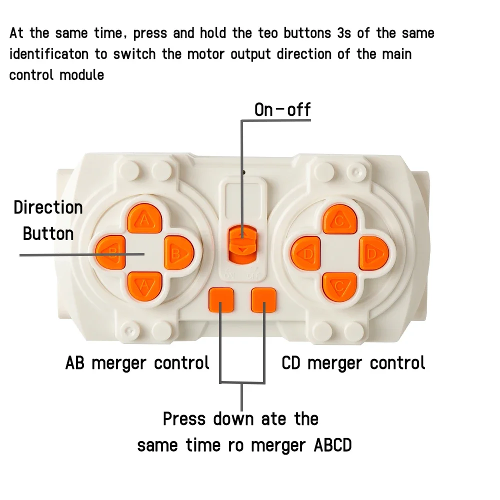 

MOC 8-Channel APP Remote Control Car Building Blocks with Servo Motor Power Kit for Technical Modification
