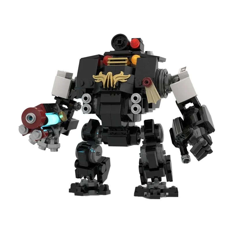 Populaire Games Model Moc Bouwstenen Hamer Battle Mech Collectie Technologie Modulaire Blokken Cadeau Kerst Speelgoed DIY Sets